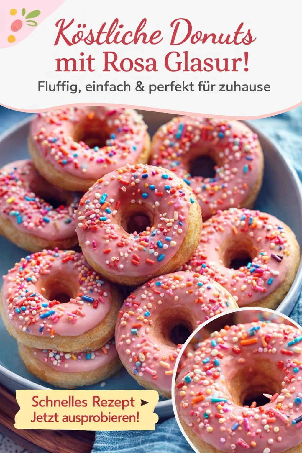 Das beste Rezept für gebackene Donuts – einfach und köstlich! - Willkommen in meiner Donut-Welt! Entdecke, wie einfach du diese köstlichen gebackenen Donuts selbst zubereiten kannst. Mit meinem Lieblingsrezept wird jeder Biss zum Genuss! Lass dir diese süße Versuchung nicht entgehen – probiere es gleich aus! #Donuts #Gebäck #Süßspeisen
