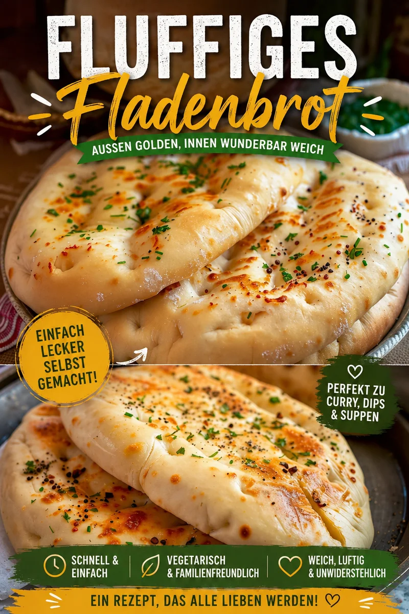 Einfaches Fladenbrot Rezept – Schnell und köstlich zubereitet Einfaches Fladenbrot Rezept – Schnell und köstlich zubereitet - Hast du Lust auf frisches, selbstgemachtes Fladenbrot, aber keine Zeit für komplizierte Rezepte? Probier unser einfaches Fladenbrot Rezept! Es ist in kürzester Zeit zubereitet und perfekt für jedes Essen. Ideal als Beilage oder Snack und so lecker, dass du nicht aufhören kannst, es zu essen. Lass dir dieses Rezept nicht entgehen! Klicke jetzt und bring frischen Genuss in deine Küche! #Fladenbrot #Rezept #einfachkochen