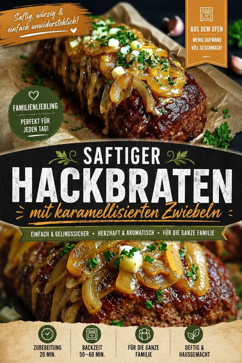Französischer Zwiebelhackbraten – Ein Rezept, das begeistert! - Entdecke deinen neuen Lieblings-Hackbraten: der Französische Zwiebelhackbraten! Perfekt für alle, die etwas Besonderes zubereiten möchten. Mit einfachen Zutaten und in wenigen Schritten zauberst du ein Gericht, das alle glücklich macht. Probiere es aus und verwöhne deine Familie oder Freunde! Hol dir das Rezept jetzt und koche mit Freude! #Hackbraten #FranzösischeRezepte #Kochinspiration