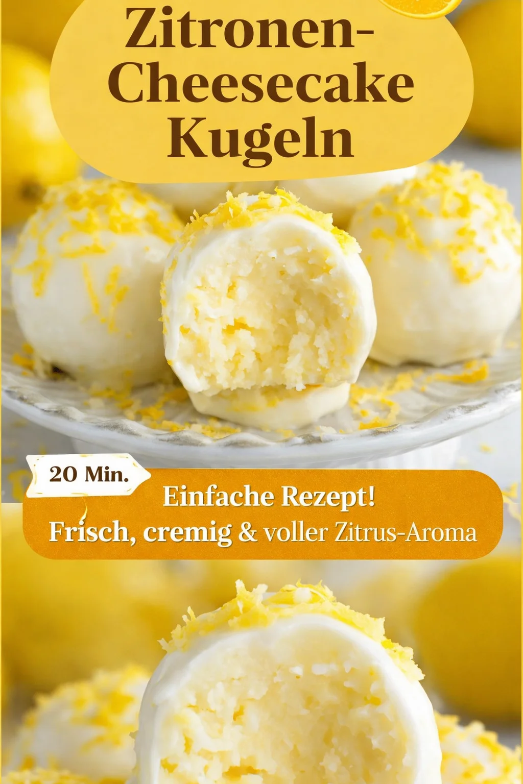 Frische Zitronen Trüffel: Der perfekte Genuss für Naschkatzen! - Lust auf eine süße Erfrischung? Diese Zitronen Trüffel sind der ideale Genuss für alle Zitronenliebhaber! Cremig, frisch und einfach zuzubereiten – die perfekten kleinen Glückskugeln! Hol dir das Rezept und lasse dich von diesen Trüffeln verzaubern! Du wirst sie lieben! #ZitronenTrüffel #DessertLiebhaber #LeckereRezepte