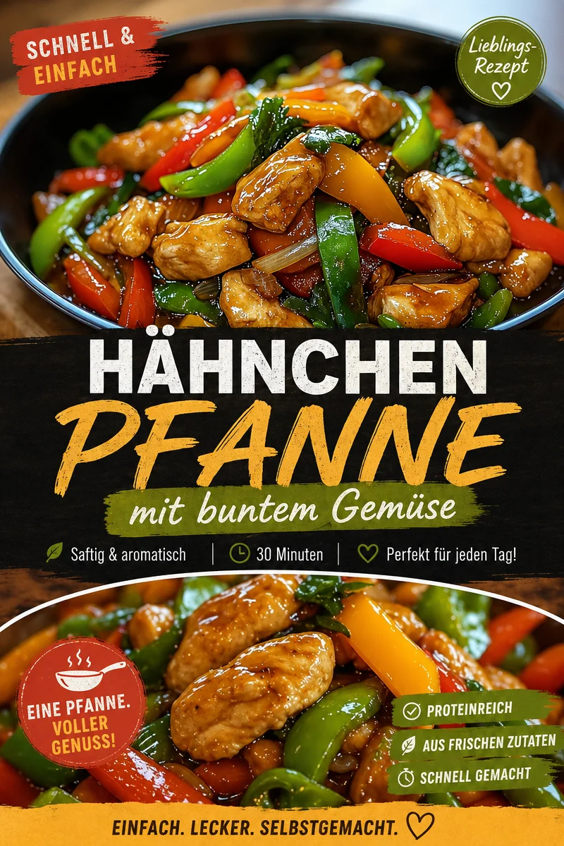 Genießen Sie eine köstliche chinesische Hähnchenpfanne in 7 einfachen Schritten - Hol dir dieses Rezept für die perfekte chinesische Hähnchenpfanne, die nicht nur Erinnerungen weckt, sondern auch in kürzester Zeit zubereitet ist! Mit zarten Hähnchenstücken, frischem Gemüse und einer aromatischen Sojasauce ist es ideal für ein schnelles Abendessen oder einen gemütlichen Sonntag. Probier es aus und lass dich verführen! #Hähnchenpfanne #ChinesischKochen #LeckereRezepte