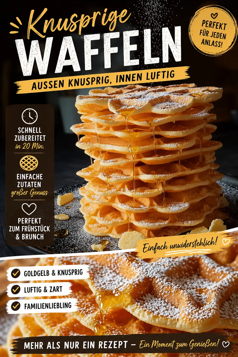 Genussvolle Belgische Vanillejoghurtwaffeln für jedes Gelüst! - Hast du einen Heißhunger auf etwas Süßes? Diese Belgische Vanillejoghurtwaffeln sind leicht zuzubereiten und schmecken himmlisch! Perfekt für Frühstück oder als Snack. Probiere sie aus und lass dich von ihrem Geschmack verzaubern! Klicke jetzt für das einfache Rezept! #Waffeln #Süßspeisen #Vanillejoghurt