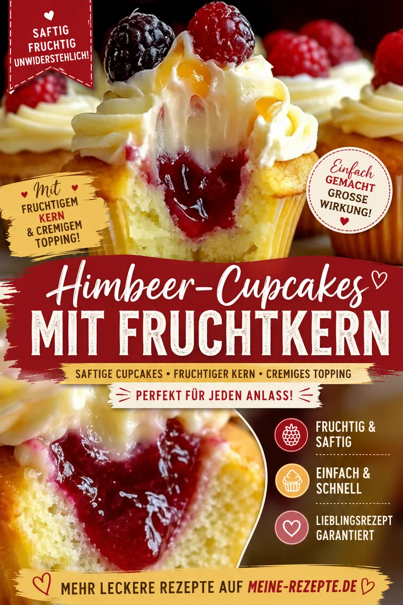 Himbeer-Zitronen-Cupcakes: Süß und Erfrischend für jeden Anlass! - Entdecke unsere himmlischen Himbeer-Zitronen-Cupcakes! Perfekt für einen leichten Genuss, der nicht schwer im Magen liegt. Mit frischen Himbeeren und zartem Zitronen-Aroma versüßen sie jeden Moment. Werde zum Cupcake-Profi und probiere dieses einfache Rezept aus. Lass dir diese süße Versuchung nicht entgehen! Jetzt nachbacken! #CupcakeRezept #HimbeerZitronen #Süßspeisen