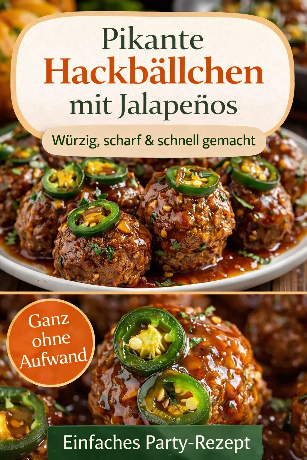 Kürbis-BBQ-Hackbällchen mit einem Jalapeño-Kick für den perfekten Genuss - Entdecke das Rezept für Kürbis-BBQ-Hackbällchen mit einem aufregenden Jalapeño-Kick. Diese saftigen Bällchen sind nicht nur einfach zuzubereiten, sondern bringen den Geschmack des Herbstes direkt auf deinen Tisch. Überrasche deine Gäste mit diesem einzigartigen Snack oder verwöhne dich selbst! Probiere es aus und serviere sie mit einer leckeren BBQ-Sauce. #Kürbisrezepte #Hackbällchen #Herbstküche