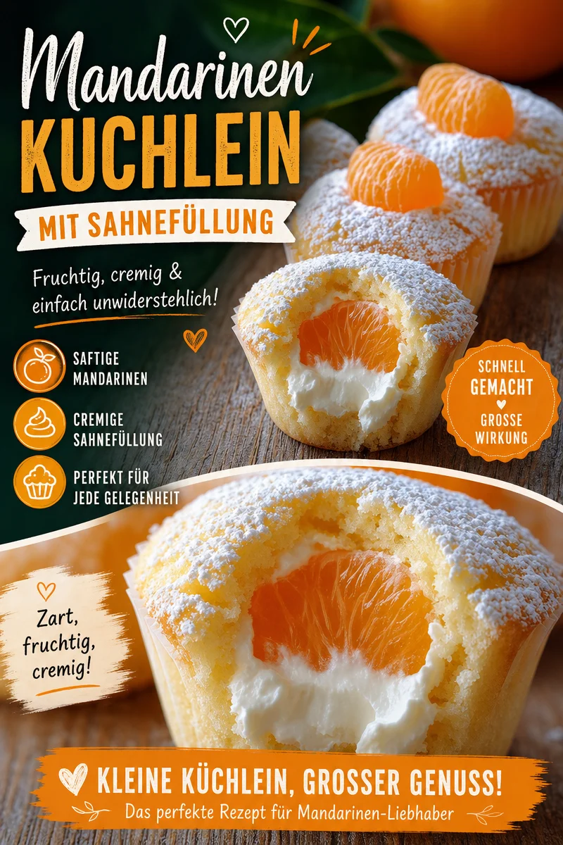 Käsekuchen Muffins mit Mandarinen – Ein Genuss aus Kindheitstagen - Lass dich von diesen köstlichen Käsekuchen Muffins mit Mandarinen verzaubern! Sie sind nicht nur perfekt für die Kaffeetafel, sondern wecken auch schöne Erinnerungen an die Zeit mit Oma. Probiere dieses einfache Rezept und genieße den süßen, fruchtigen Geschmack! Lass die Muffins lauwarm mit einer Tasse Tee oder Kaffee auf der Zunge zergehen. Jetzt Rezept ausprobieren und in Erinnerungen schwelgen! #KäsekuchenMuffins #Rezept #BackenLeichtGemacht