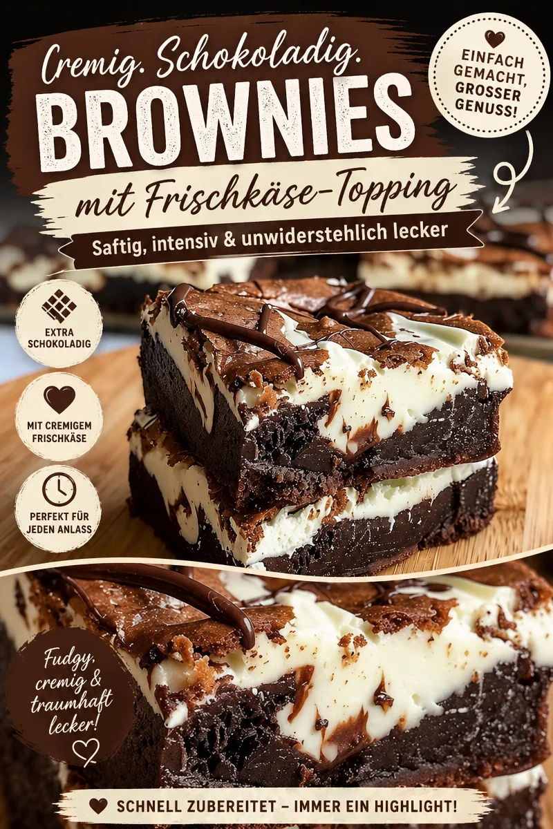 Leckere Brownies mit Frischkäse – himmlischer Genuss für jeden Tag Leckere Brownies mit Frischkäse – himmlischer Genuss für jeden Tag - Entdecke das ultimative Rezept für Brownies mit Frischkäse! Diese süßen Leckerbissen sind der perfekte Genuss für jede Gelegenheit. Schokolade und cremiger Frischkäse vereinen sich zu einem unwiderstehlichen Geschmackserlebnis. Probiere es jetzt aus und verwöhne dich selbst oder deine Lieben – sie werden es lieben! ???? Lass dich inspirieren und bake deine eigene Portion. #Brownies #Frischkäse #Süßspeisen