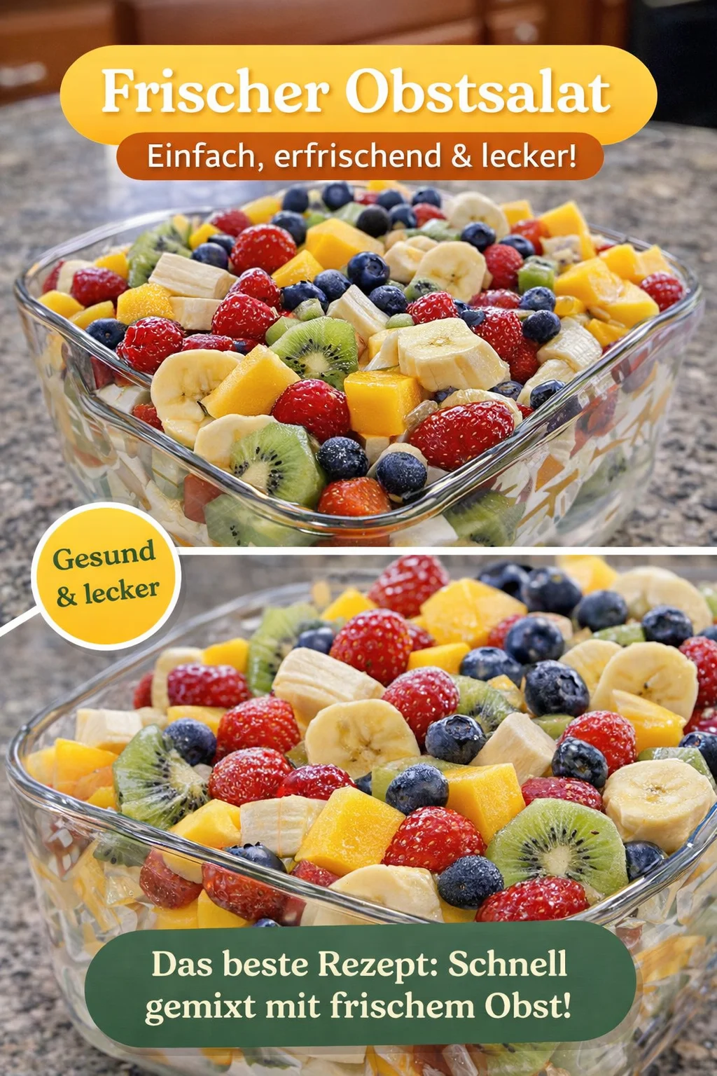 Nanas Gefrorener Fruchtsalat: Ein erfrischendes Dessert für jeden Anlass - Entdecke dein neues Lieblings-Dessert mit Nana's Gefrorenem Fruchtsalat! Dieses köstliche Rezept vereint frische Früchte mit einer leichten, cremigen Basis. Perfekt für heiße Tage oder als schmackhafte Beigabe zu Festlichkeiten. Das Beste? Es ist einfach zu machen und erfrischt Gaumen und Geist. Probiere es aus und teile deine Kreationen! #Fruchtsalat #DessertRezepte #Süßspeisen