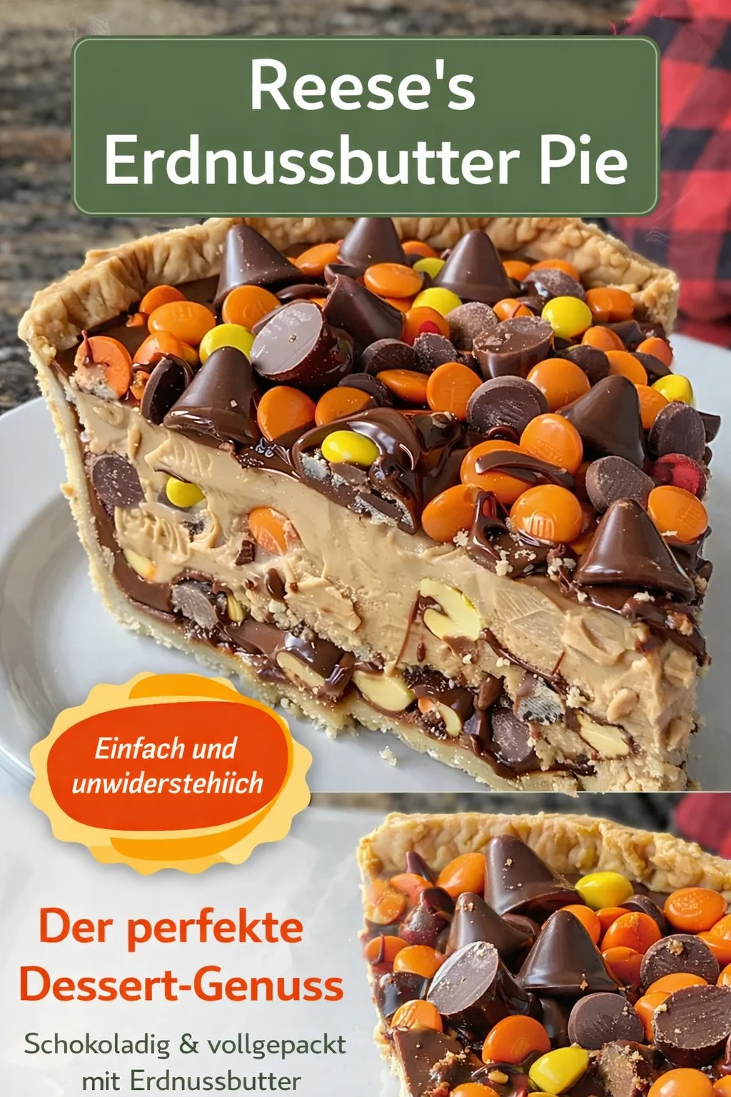 Riesige Reese’s Peanut Butter Cup Torte – Ein Traum für Süßigkeiten-Liebhaber - Entdecke die perfekte Mischung aus cremiger Erdnussbutter und zartschmelzender Schokolade mit dieser gigantischen Reese’s Torte. Sie ist nicht nur ein Blickfang, sondern auch ein Gaumenschmaus, der deine Gäste begeistern wird. Bereite sie für besondere Anlässe oder einfach so zu – du wirst nicht enttäuscht sein! Lass dich von diesem Rezept inspirieren und teile deine Kreationen! #Rezept #Süßspeisen #Backen