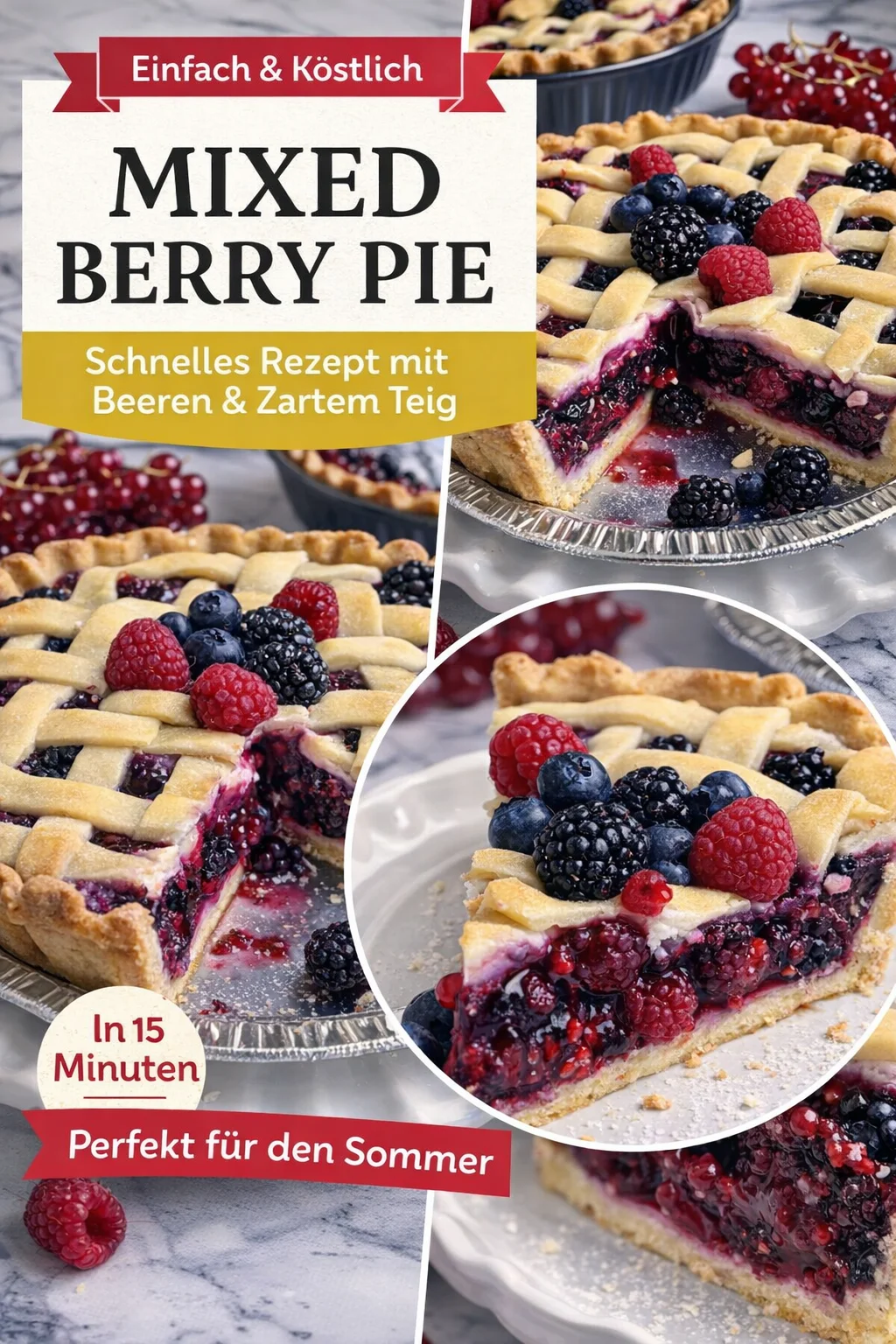 Saftiger Beerenkuchen: Ein fruchtiger Genuss für jede Jahreszeit - Lust auf einen fruchtigen Kuchen, der nach Sommer schmeckt? Dieser köstliche Beerenkuchen kombiniert Blaubeeren, Himbeeren und Erdbeeren in einem perfekten Teig. Erlebe den Geschmack des Sommers, egal wann. Lass dich inspirieren und backe jetzt mit unserem Rezept! Probiere es aus und teile deine Ergebnisse. #Beerenkuchen #Kuchenliebe #Backen