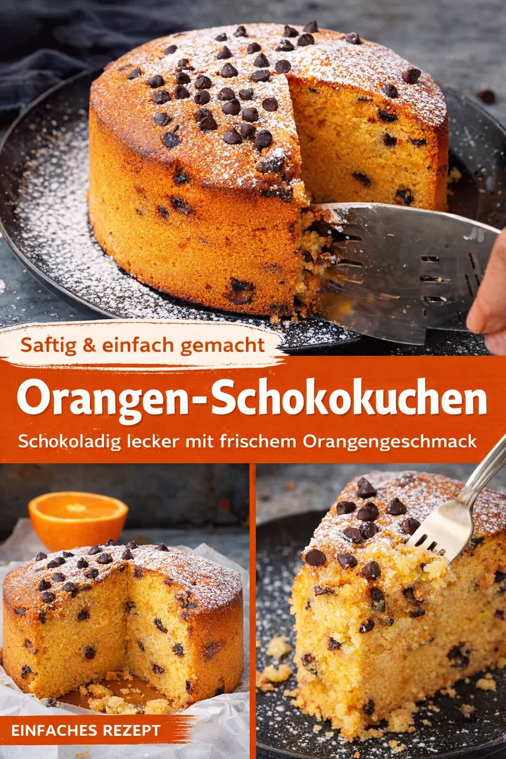 Saftiger Orangenkuchen mit Schokostückchen – Dein neuer Lieblingskuchen! - Entdecke das Rezept für einen saftigen Orangenkuchen mit Schokostückchen! Einfach und schnell zubereitet, ist dieser Kuchen der perfekte Genuss für echte Naschkatzen. Ideal für jede Kaffeerunde oder als süßer Snack zwischendurch. Lass dich von diesem himmlischen kombinierten Geschmack überraschen! Probiere es noch heute aus und bringe deine Backkünste auf das nächste Level. #Orangenkuchen #Backen #Kuchenliebe