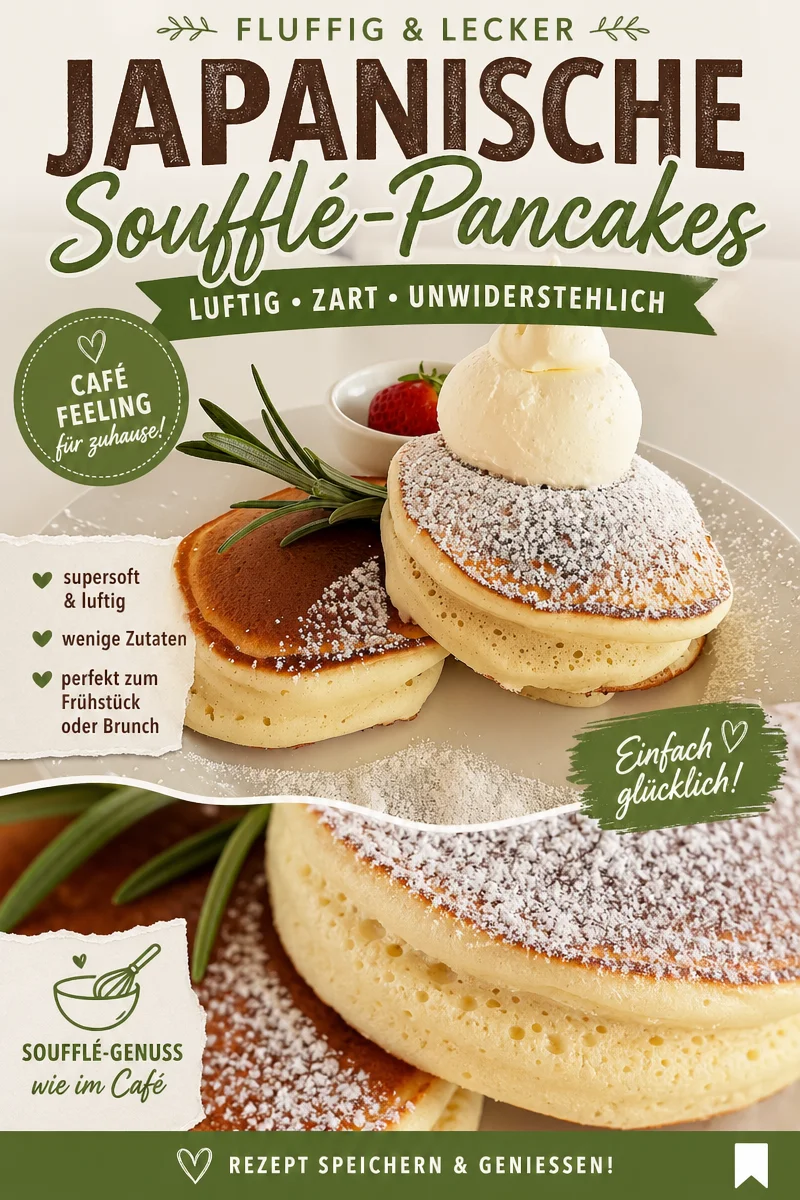Schmecken Sie den Traum: Fluffige Soufflé Pfannkuchen für Ihr Frühstück! - Starten Sie Ihren Sonntag mit diesen unwiderstehlich fluffigen Soufflé Pfannkuchen! Diese einfache Rezeptur bringt nicht nur Freude ins Frühstück, sondern auch den köstlichen Duft frisch gebackener Pfannkuchen in Ihre Küche. Verwöhnen Sie sich und Ihre Liebsten mit einer Portion Wohlfühlfrühstück. Verpassen Sie nicht diese Gaumenfreude! Probieren Sie sie noch heute aus und teilen Sie Ihre Kreationen! #Pfannkuchen #Frühstück #LeckereRezepte