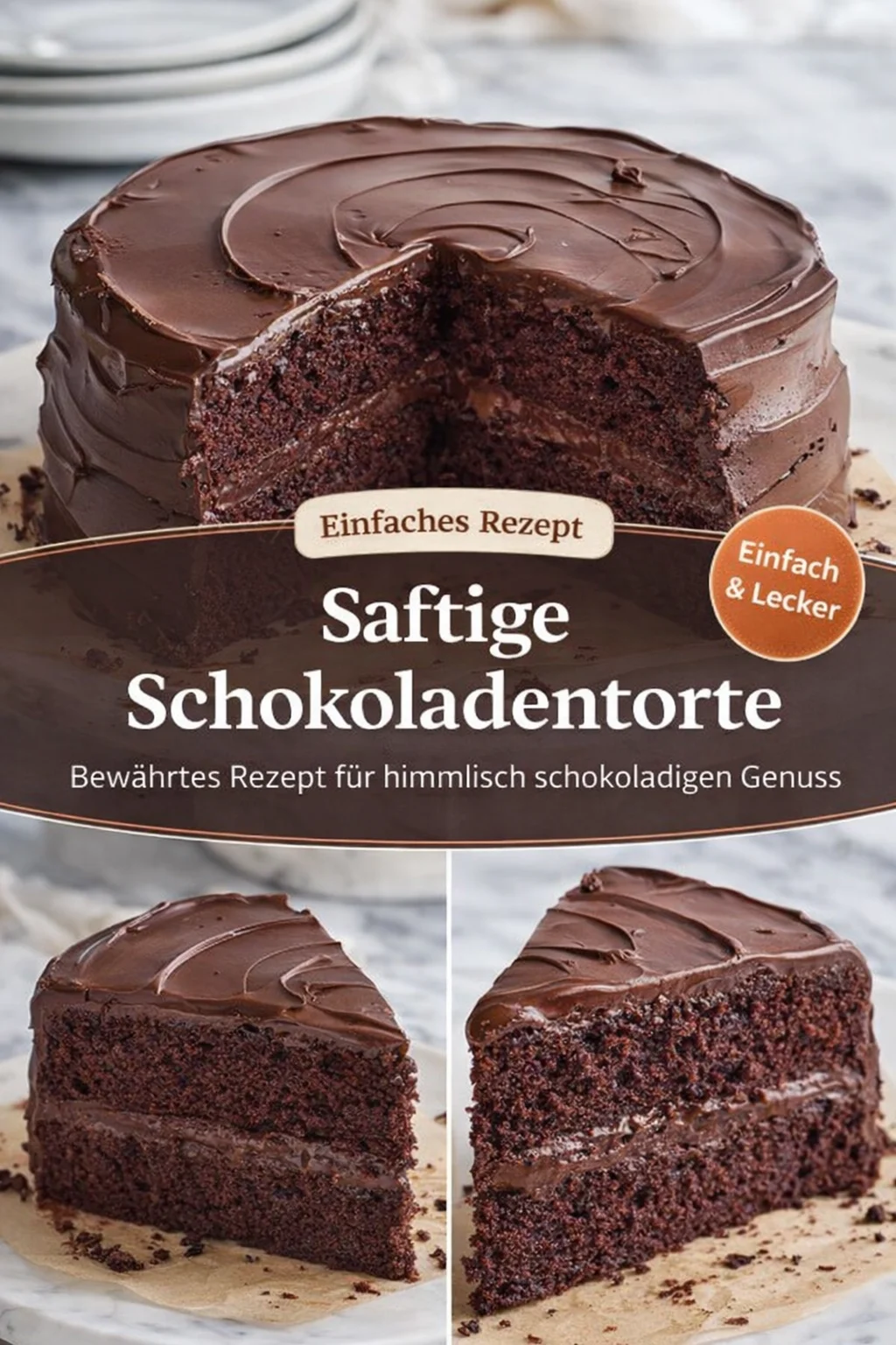 Unwiderstehlicher Schokoladenkuchen: Ein Rezept zum Verlieben - Hast du Lust auf einen verführerischen Schokoladenkuchen, der im Mund zerschmilzt? Mit diesem einfachen Rezept zauberst du einen himmlischen Kuchen, der garantiert deine Gäste begeistert! Jetzt ausprobieren und diesen köstlichen Genuss genießen. Teile dein Ergebnis und entdecke noch mehr leckere Rezepte! #Schokoladenkuchen #Backen #LeckereRezepte