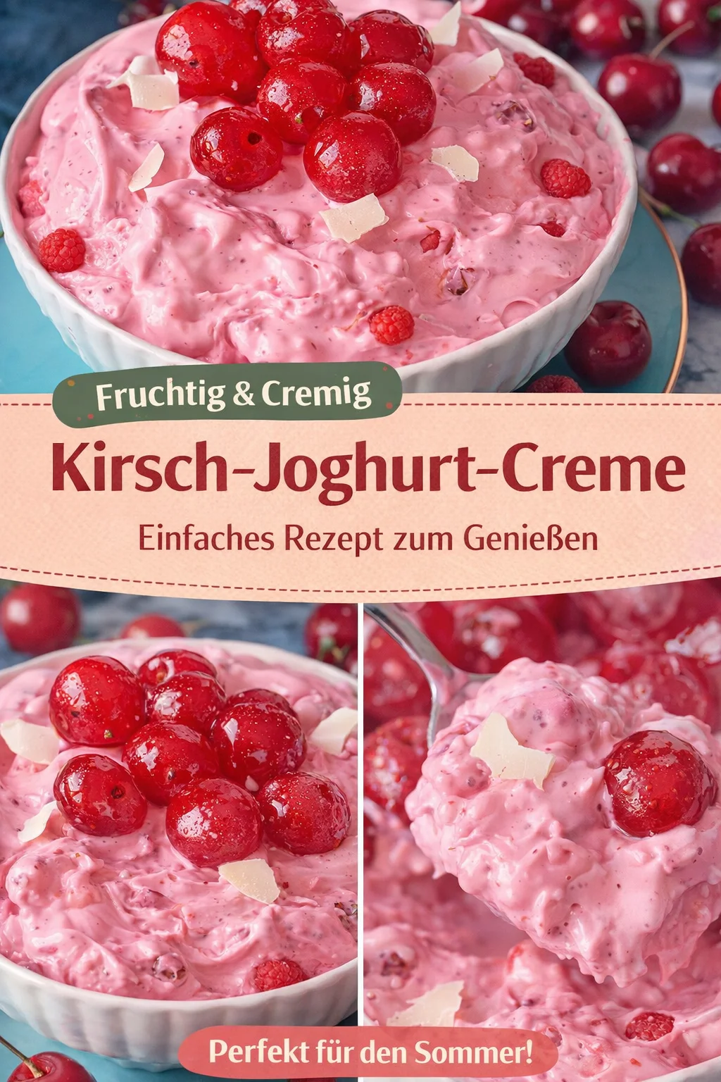 Verführerischer Pink Cherry Jell-O Fluff - Ein nostalgisches Dessert - Entdecke das einfache Rezept für unseren köstlichen Pink Cherry Jell-O Fluff! Dieses Wohlfühldessert ist nicht nur einzigartig im Geschmack, sondern zaubert dir auch ein Stück Kindheit zurück. Egal ob für Feierlichkeiten oder einfach als süße Versuchung zwischendurch, dieser Fluff ist ein Hit. Probiere es aus und lasse dich verzaubern! #DessertRezepte #SüßeLeckereien #Wohlfühlrezepte