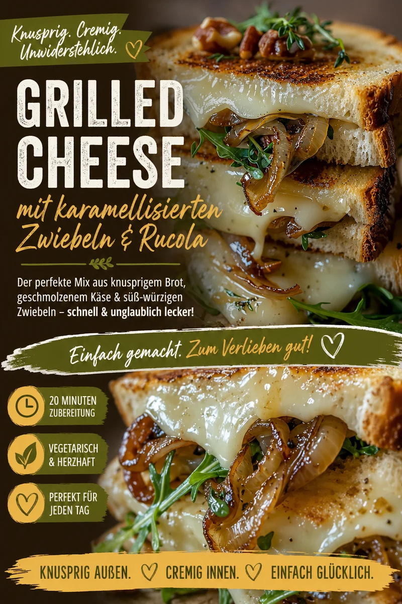 Verführerisches Französisches Grilled Cheese mit Brie und Walnüssen Verführerisches Französisches Grilled Cheese mit Brie und Walnüssen - Schenke deinem Gaumen ein besonderes Erlebnis mit diesem Französischen Grilled Cheese! Der cremige Brie, die knackigen Walnüsse und die süß-säuerlichen karamellisierten Zwiebeln sind die perfekte Kombination für ein schnelles und schmackhaftes Sandwich. Probiere dieses köstliche Rezept noch heute aus und verwöhne dich mit einem unvergesslichen Snack! #GrilledCheese #BrieSandwich #Käseliebe