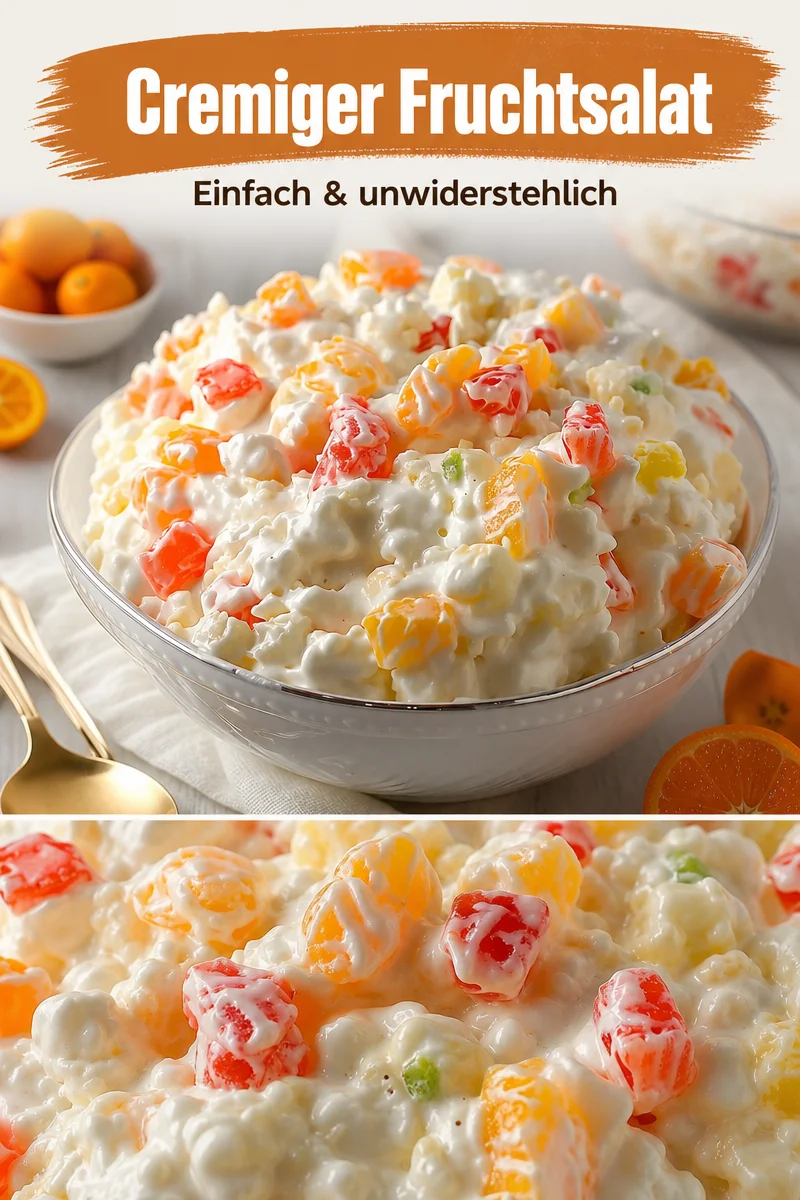 Ambrosia Salat: Ein fruchtiger Traum, der jeden begeistert Ambrosia Salat: Ein fruchtiger Traum, der jeden begeistert - Auf der Suche nach einem Dessert, das einfach zuzubereiten ist und allen schmeckt? Probiere den Ambrosia Salat! Mit einer cremigen Kombination aus gemischten Beeren, Kokos und Nüssen ist er der perfekte Genuss für jede Gelegenheit. Ideal für Partys oder als süßer Snack! Lass dir dieses Rezept nicht entgehen – klicke jetzt zur Zubereitung! #DessertRezept #AmbrosiaSalat #Süßspeisen