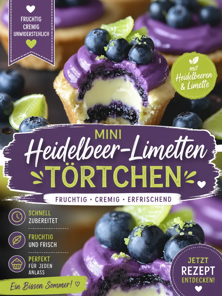 Blaubeer-Limetten-Cheesecake-Cupcakes: Einfach & Lecker für jeden Anlass Blaubeer-Limetten-Cheesecake-Cupcakes: Einfach & Lecker für jeden Anlass - Überrasche deine Gäste mit diesen köstlichen Blaubeer-Limetten-Cheesecake-Cupcakes! Der perfekte süße Genuss für einen besonderen Sonntag oder das nächste Treffen. Diese Muffins sind einfach zuzubereiten und bringen fruchtigen Geschmack auf den Tisch. Probiere jetzt unser Rezept und mache deinen Nachmittagskaffee zu einem Highlight! #CheesecakeCupcakes #BlaubeerLimette #BackenFürFreunde