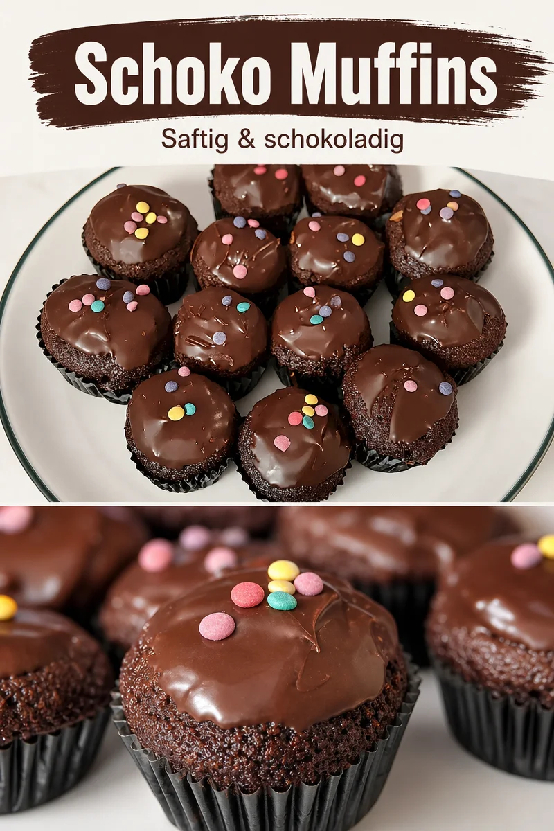 Blitzschnelle Mini Schoko Muffins für süße Momente Blitzschnelle Mini Schoko Muffins für süße Momente - Hast du Lust auf einen süßen Snack, der schnell zubereitet ist? Diese saftigen Mini Schoko Muffins sind perfekt für jeden kleinen Hunger. Mit nur wenigen Zutaten und unkomplizierten Schritten sind sie schnell gebacken und ein Genuss für Groß und Klein. Perfekt für Feiern oder einfach zum Naschen! Probiere das Rezept jetzt aus und lass dich begeistern! #MiniMuffins #Backen #SchnelleRezepte