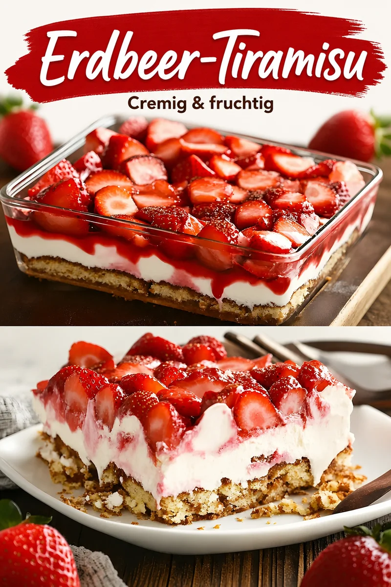 Das beste Erdbeer Tiramisu für dein nächstes Dessert-Highlight Das beste Erdbeer Tiramisu für dein nächstes Dessert-Highlight - Entdecke unser Erdbeer Tiramisu, das nicht nur lecker, sondern auch schnell zubereitet ist! Dieser Dessert-Klassiker sorgt garantiert für Begeisterung an jedem Tisch. Perfekt für Frühlingsfeiern oder einfach für zwischendurch! Probiere es aus und beeindrucken Sie deine Gäste mit diesem köstlichen, fruchtigen Rezept. Jetzt nachmachen und genießen! #ErdbeerTiramisu #Dessert #SchnelleRezepte