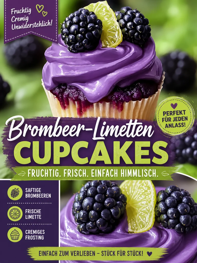Erfrischende Brombeer-Limetten-Cheesecake-Cupcakes – Einfach und Schnell! - Entdecke das perfekte Sommerdessert: Diese Brombeer-Limetten-Cheesecake-Cupcakes sind nicht nur einfach zuzubereiten, sondern verblüffen auch mit ihrem erfrischenden Geschmack. Ideal für Partys oder zum Genuss am Nachmittag! Lass dich von diesem Rezept inspirieren und verwöhne deine Liebsten. Probiere es jetzt aus! #DessertIdeen #Cheesecake #SommerNascherei