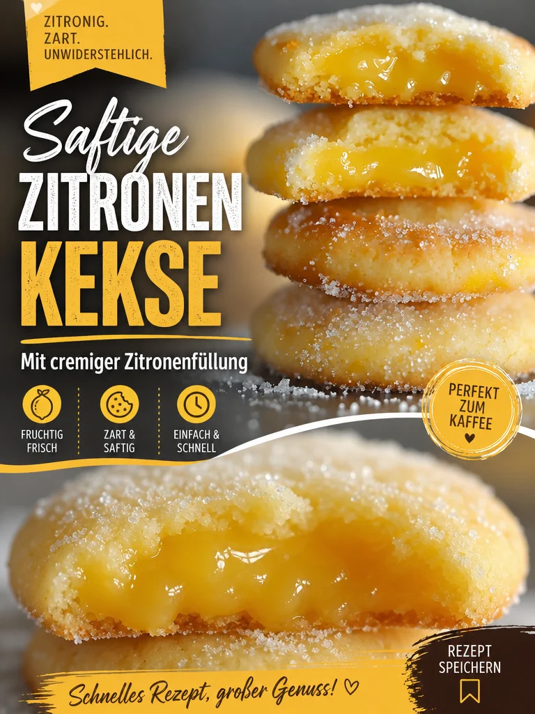 Erfrischende Kekse mit Zitronenfüllung – der Sommerbiss für jeden Tag Erfrischende Kekse mit Zitronenfüllung – der Sommerbiss für jeden Tag - Lust auf einen süßen Snack mit einem Hauch von Sommer? Diese butterweichen Kekse mit Zitronenfüllung sind perfekt für jede Gelegenheit und bringen frischen Pep in deinen Alltag. Einfach zuzubereiten und unwiderstehlich lecker! Probiere sie jetzt und verwöhne dich selbst. #Kekse #Zitronenfüllung #Backen