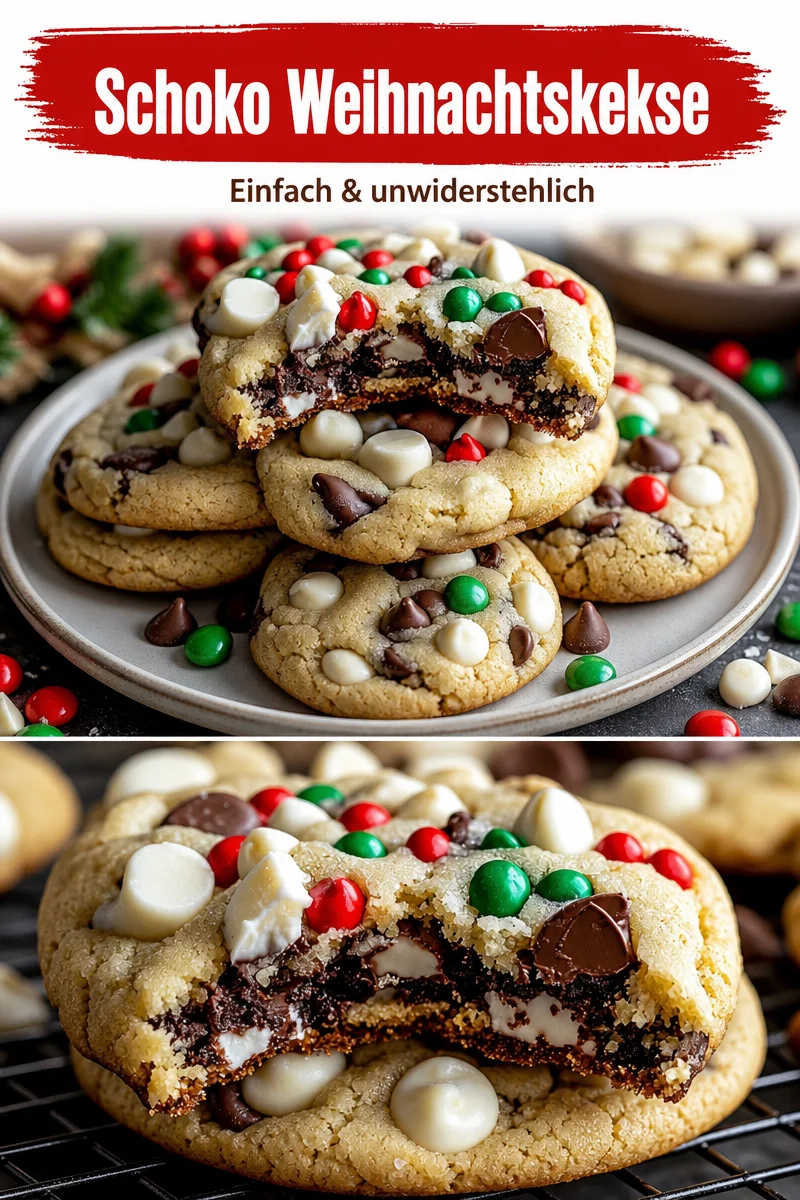 Festliche Schokoladenstückchen-Kekse für die beste Weihnachtszeit Festliche Schokoladenstückchen-Kekse für die beste Weihnachtszeit - Entdecken Sie die perfekten festlichen Schokoladenstückchen-Kekse, die Ihre Feiertage noch süßer machen! Diese köstlichen Kekse sind einfach zuzubereiten und bringen die klassische Weihnachtsatmosphäre in Ihr Zuhause. Teilen Sie Ihre Kreationen mit Freunden und Familie und genießen Sie die festliche Zeit in vollen Zügen. Jetzt ausprobieren! #Schokoladenkekse #Weihnachtsplätzchen #FestlicheRezepte