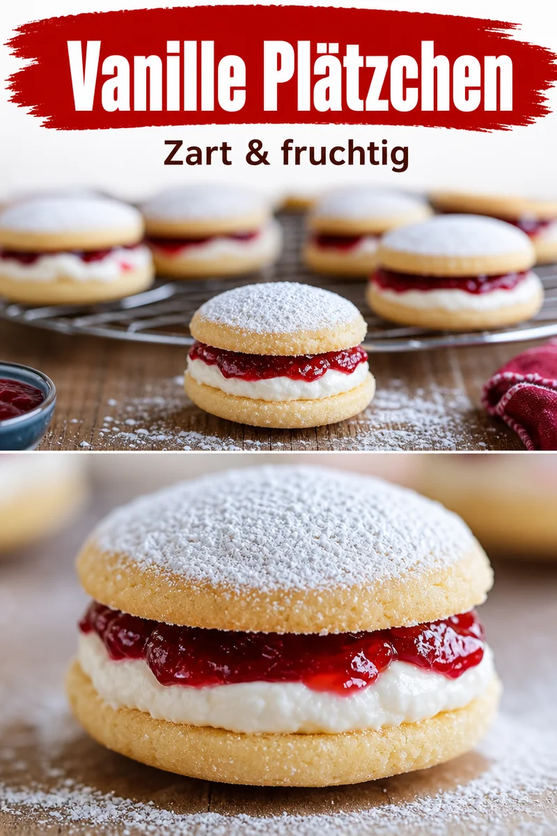 Himbeer Küsschen mit Buttercreme – Ein himmlisches Rezept zum Verlieben! Himbeer Küsschen mit Buttercreme – Ein himmlisches Rezept zum Verlieben! - Tauche ein in die süße Welt der Backkunst mit unseren unwiderstehlichen Himbeer Küsschen! Diese zarten Buttercreme Plätzchen sind perfekt für jeden Anlass und werden garantiert Begeisterung auslösen. Probiere es aus und teile deinen süßen Moment! Lass die Himbeertage beginnen! #Backen #Himbeerküchen #Buttercreme