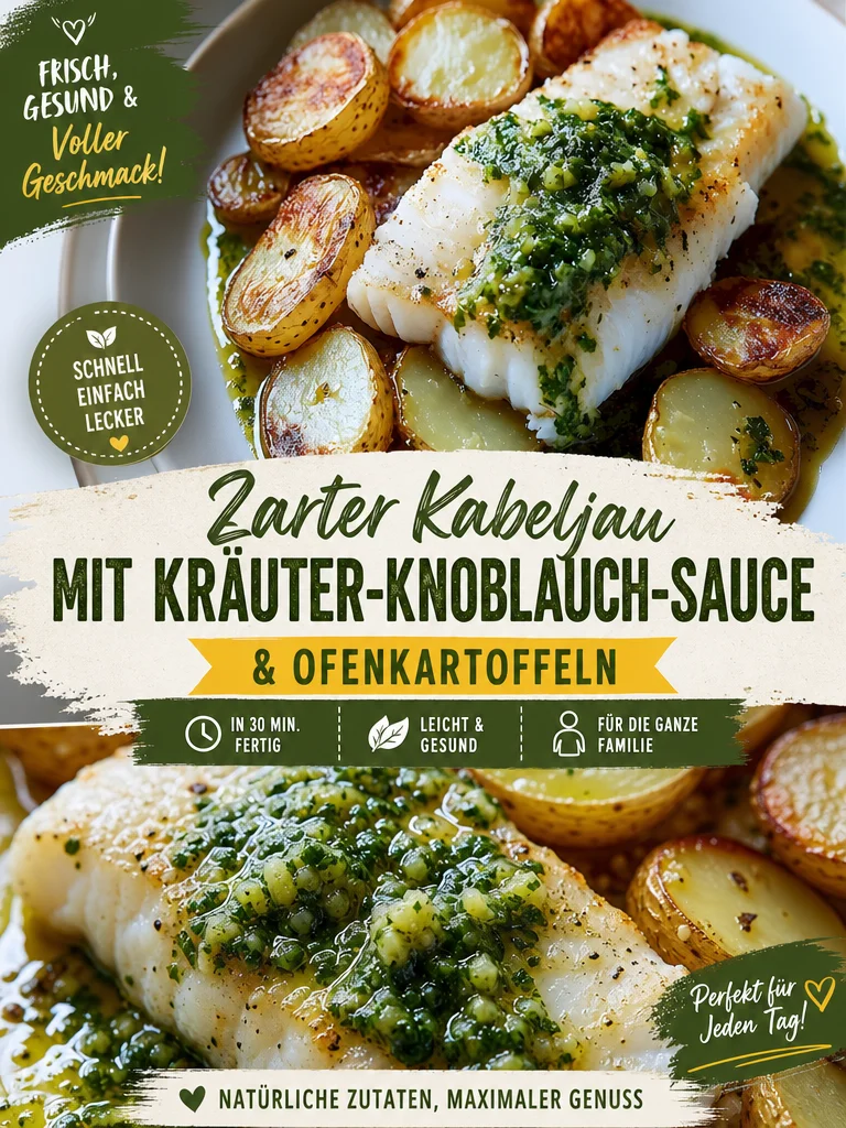 Kabeljau Salsa Verde: Ein einfaches, köstliches Rezept aus dem Baskenland - Entdecke ein einfaches und leckeres Gericht mit Kabeljau und Salsa Verde! Dieses traditionelle Rezept aus dem Baskenland kombiniert zarten Kabeljau mit knusprigen Kartoffeln und einer frischen Kräutersauce. Perfekt für dein nächstes Abendessen. Lade deine Freunde ein und beeindrucken sie mit diesem Klassiker! Probiere das Rezept aus und genieße einen Hauch von Spanien zu Hause! #Kabeljau #Rezepte #SalsaVerde
