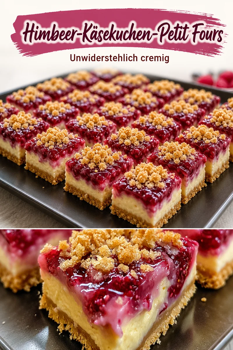 Leckere Zitronen-Himbeer-Käsekuchen-Crunch-Riegel für jeden Anlass Leckere Zitronen-Himbeer-Käsekuchen-Crunch-Riegel für jeden Anlass - Entdecke das unwiderstehliche Rezept für Zitronen-Himbeer-Käsekuchen-Crunch-Riegel! Diese süße und fruchtige Köstlichkeit ist perfekt für eine Kaffeepause oder als Dessert. Lass dich von der Kombination aus cremigem Frischkäse und spritziger Zitrone verführen! Probiere das Rezept jetzt aus und teile deine Ergebnisse! #Käsekuchen #Backen #Rezepte