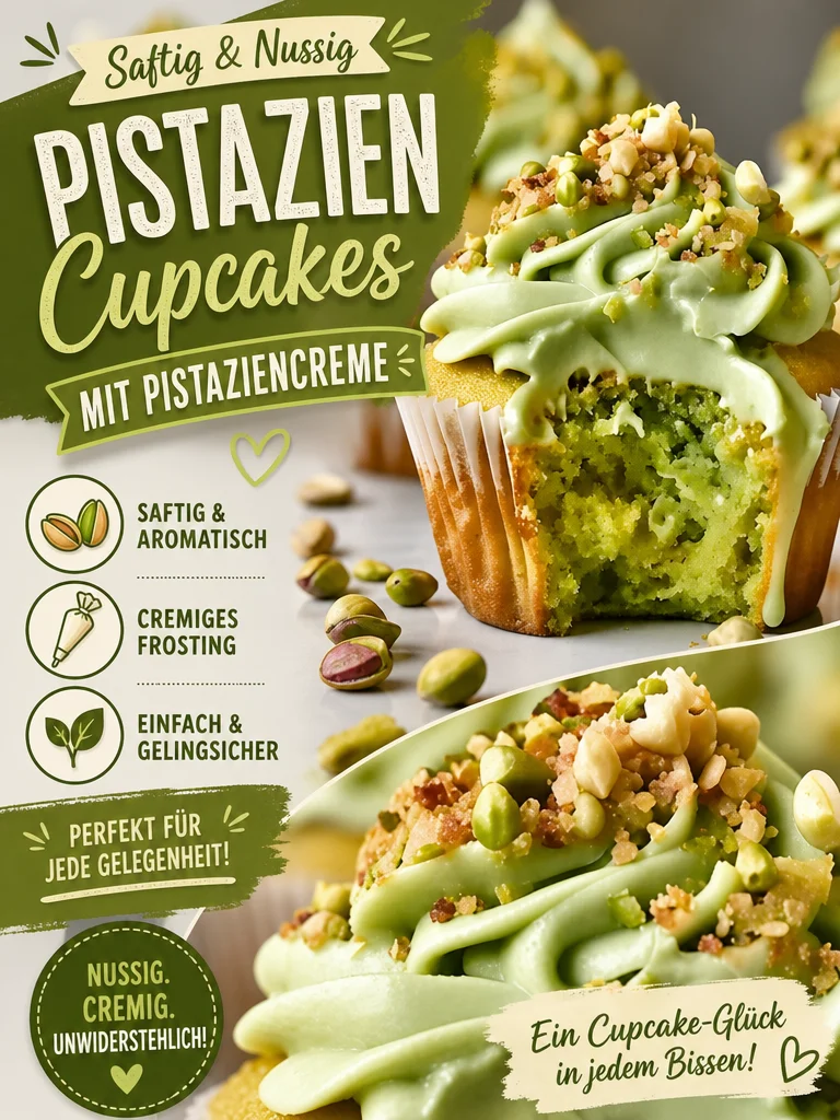 Saftige Pistazien Cupcakes für besondere Anlässe Saftige Pistazien Cupcakes für besondere Anlässe - Lust auf etwas Süßes, das nicht jeder hat? Probier meine einfachen Pistazien Cupcakes! Diese köstlichen kleinen Wunder sind saftig und bieten ein unvergleichliches nussiges Aroma. Perfekt für Feiern oder einfach zum Genießen. Lass dir diese Leckerei nicht entgehen – backe sie jetzt und präsentiere sie deinen Freunden! #PistazienCupcakes #Backen #Süßes