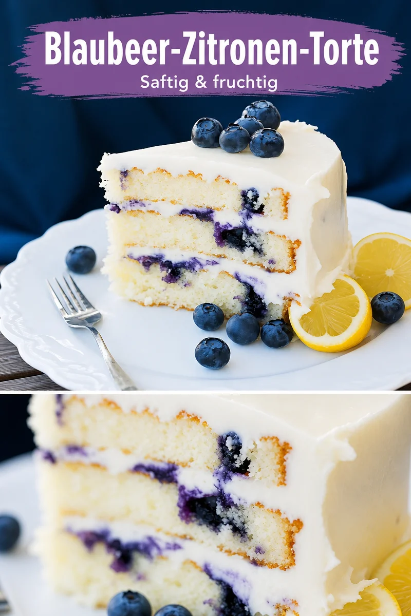 Saftiger Zitronen Blaubeer Kuchen: Das Sommerhighlight - Suchst du nach dem idealen Sommerrezept? Dieser Zitronen Blaubeer Kuchen bietet eine perfekte Balance aus frischer Zitronennote und saftigen Blaubeeren. Einfach in der Zubereitung und unwiderstehlich im Geschmack! Probiere es aus und beeindrucke deine Gäste mit diesem köstlichen Kuchen. Klicke jetzt für das Rezept und genieße jeden Bissen! #ZitronenBlaubeerKuchen #KuchenRezepte #Sommersüßigkeiten