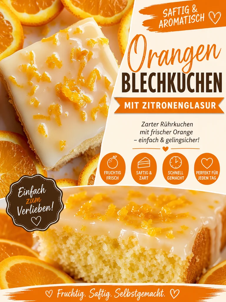 Sonniger Orangenkuchen für einen besonderen Start in den Tag Sonniger Orangenkuchen für einen besonderen Start in den Tag - Starte deinen Tag mit diesem köstlichen Orangenkuchen, der nicht nur unglaublich frisch schmeckt, sondern auch einfach zuzubereiten ist! Mit frischem Orangensaft und einer Prise Liebe kannst du ein Stück Sonnenstrahlen auf deinen Frühstückstisch bringen. Probier es aus und genieße den zauberhaften Geschmack! Teile dein Ergebnis in den Kommentaren. #Orangenkuchen #Frühstück #Backen