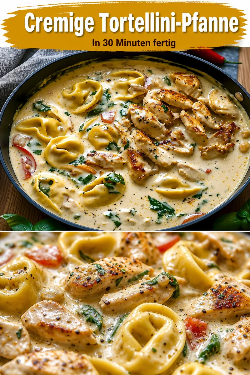Tortellini Hähnchen Schmand-Traum: Einfach & Lecker für Jeden Tortellini Hähnchen Schmand-Traum: Einfach & Lecker für Jeden - Entdecke dein neues Lieblingsgericht: Tortellini Hähnchen Schmand-Traum! Dieses Rezept ist schnell zubereitet, perfekt für den Feierabend und schmeckt jedem. Koche die Tortellini, brate die Hähnchenbrust und vermische alles mit frischen Zutaten und sämigen Schmand. Ideal für stressfreie Abende! Probiere es aus und überzeuge dich selbst! #Tortellini #SchnelleRezepte #Hähnchen