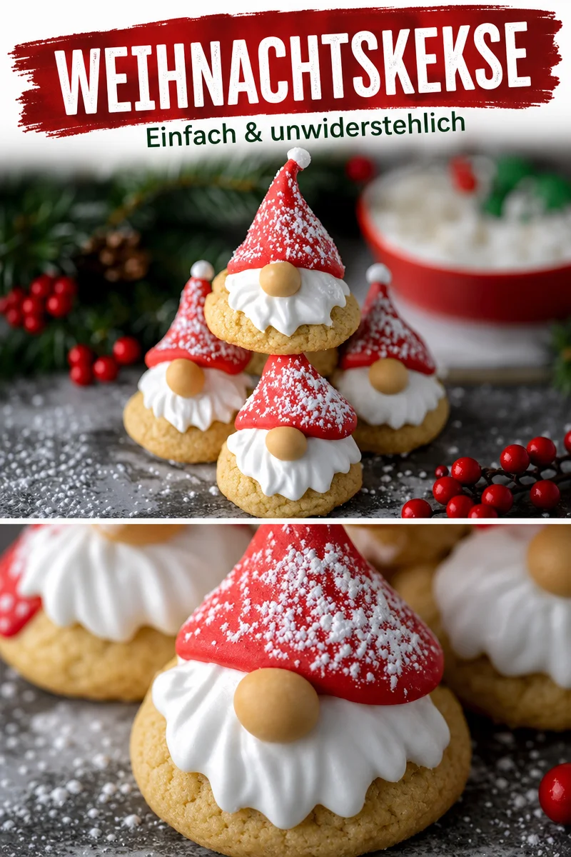 Verführerische Weihnachtswichtel Kekse für die festliche Jahreszeit - Weihnachten naht! Backen Sie diese niedlichen Weihnachtswichtel Kekse, die nicht nur toll aussehen, sondern auch unwiderstehlich lecker sind. Perfekt für Ihre Adventsfeiern oder als Geschenk. Bereiten Sie eine süße Überraschung für Ihre Freunde und Familie vor! Jetzt ausprobieren! #Weihnachtskekse #KekseBacken #FestlicheLeckereien