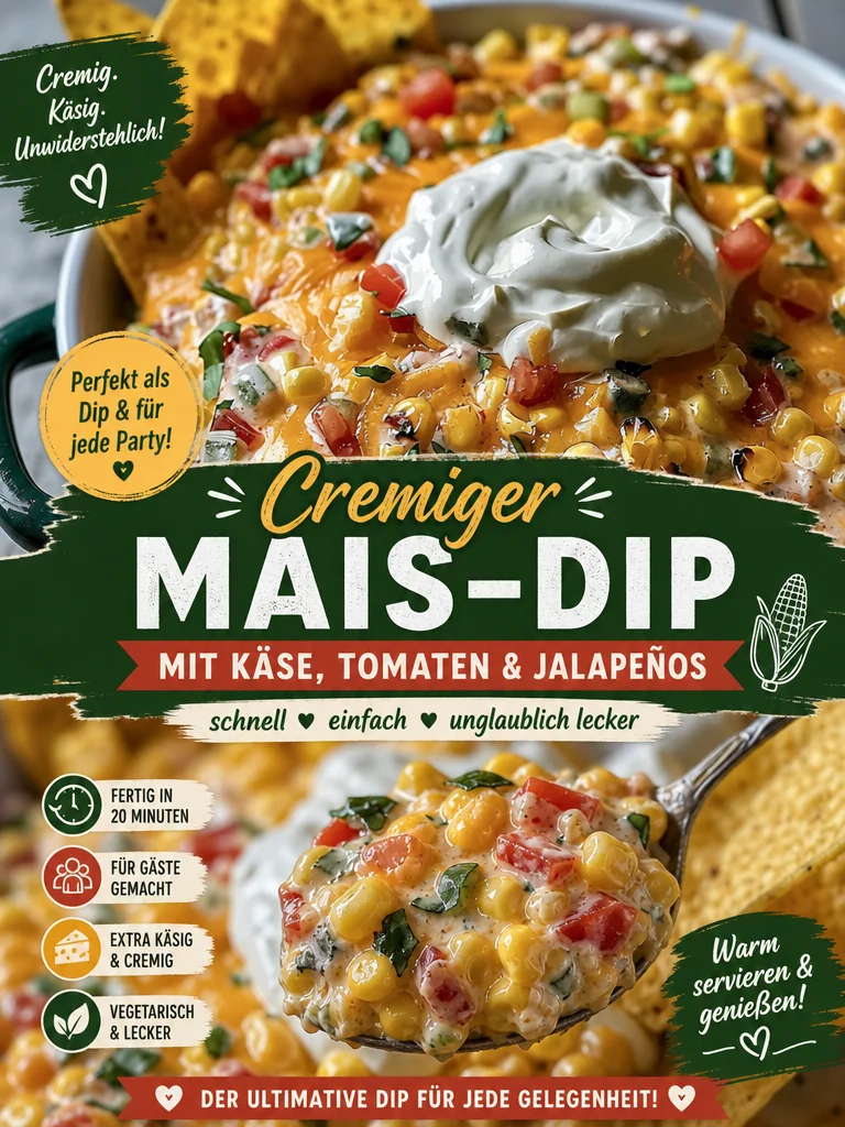 Verführerischer Mexikanischer Mais Dip für deine nächste Party - Entdecke das Geheimrezept für den perfekten Mais Dip! Dieser köstliche Snack vereint cremige Mayonnaise und frisch gehackten Koriander mit zartem Mexicorn und herzhaftem Cheddar. Ideal für jedes Fest oder als Snack für Zwischendurch! Lass ihn im Kühlschrank ziehen, bevor du ihn mit Tortilla-Chips servierst. Jetzt ausprobieren und die Gäste beeindrucken! #MaisDip #PartySnack #Rezeptideen