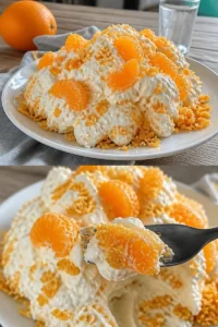 Creme Orange Salat Rezept mit Vanille 4 Creme Orange Salat mit Vanille in einer Schüssel serviert