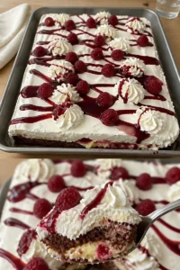 Fluffiger Himmelkuchen mit Vanille 6 Fluffiger Himmelkuchen mit Vanille auf einem Teller angerichtet