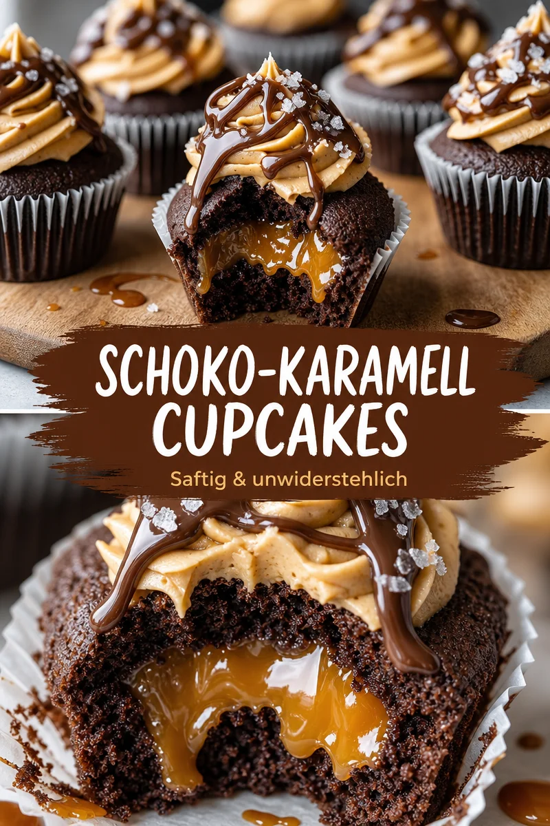 Gesalzene Karamell-Schokoladen-Cupcakes: Ein unwiderstehlicher Genuss Gesalzene Karamell-Schokoladen-Cupcakes: Ein unwiderstehlicher Genuss - Bist du bereit, in die Welt des Backvergnügens einzutauchen? Diese Gesalzenen Karamell-Schokoladen-Cupcakes sind das perfekte Rezept, um deine Liebsten zu beeindrucken. Mit saftigem Teig und flüssigem Karamellkern werden sie garantiert zum Hit bei jeder Feier! Probiere sie unbedingt aus - du wirst nicht enttäuscht sein! Teile dein Ergebnis mit uns! #CupcakeRezept #GesalzeneKaramell #Süßspeisen