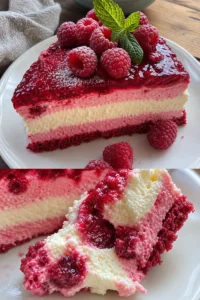 Himbeertorte mit Joghurtcreme Rezept 4 Himbeertorte mit Joghurtcreme und frischen Himbeeren