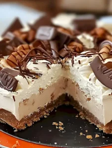 Käsekuchen mit Schokoladen Riegel Rezept 9 Käsekuchen mit Schokoladen Riegeln, köstliches Rezept für den perfekten Käsekuchen.