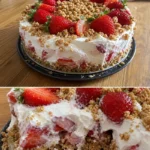 Klassenschleudernder Erdbeer-Kuchen mit knusprigen Streuseln