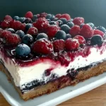 Klassischer Käsekuchen mit Beeren-Topping