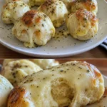 Knoblauchbutter Käse-Bomben aus Biscuit