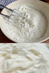 Leichte Mascarpone-Sahne-Creme als Dessert