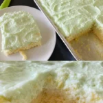Luftiger Engelkuchen mit Ananas auf einem Teller