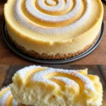 Rezept für Quark Schneekuchen mit Pudding auf einem Teller