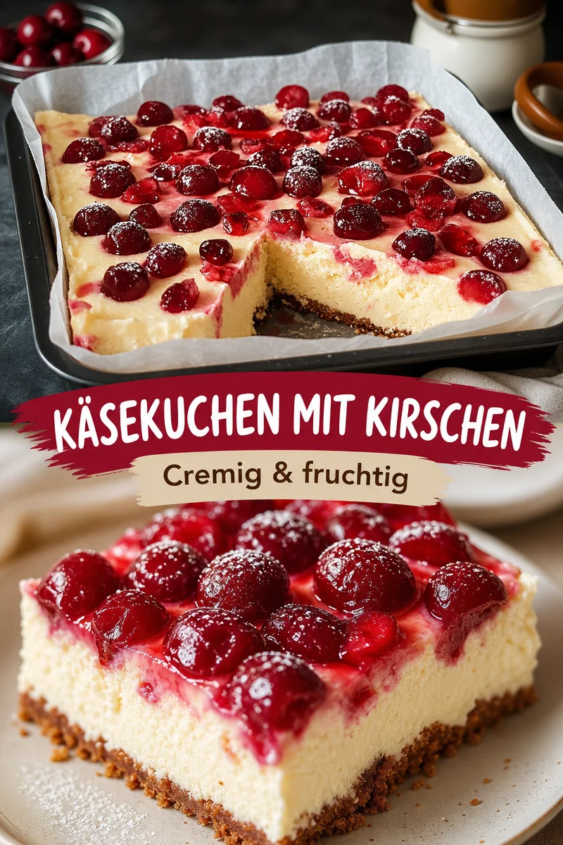 Süchtiger Kirschkuchen: Saftig, lecker und einfach zubereitet! Süchtiger Kirschkuchen: Saftig, lecker und einfach zubereitet! - Entdecke den unwiderstehlichen Kirschkuchen, der nicht nur geschmacklich überzeugt, sondern auch leicht nachzubacken ist. Ideal für jede Feier oder einfach zwischendurch! Verwöhne deine Gäste mit diesem saftigen Rezept. Lass dir dieses süße Erlebnis nicht entgehen! Probiere es heute aus! #Kirschkuchen #KuchenRezepte #LeckereRezeptideen