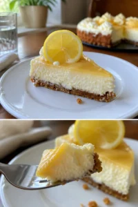 Saftiger Zitronenkäsekuchen mit Zitronensaft 7 Saftiger Zitronenkäsekuchen mit frisch gepresstem Zitronensaft