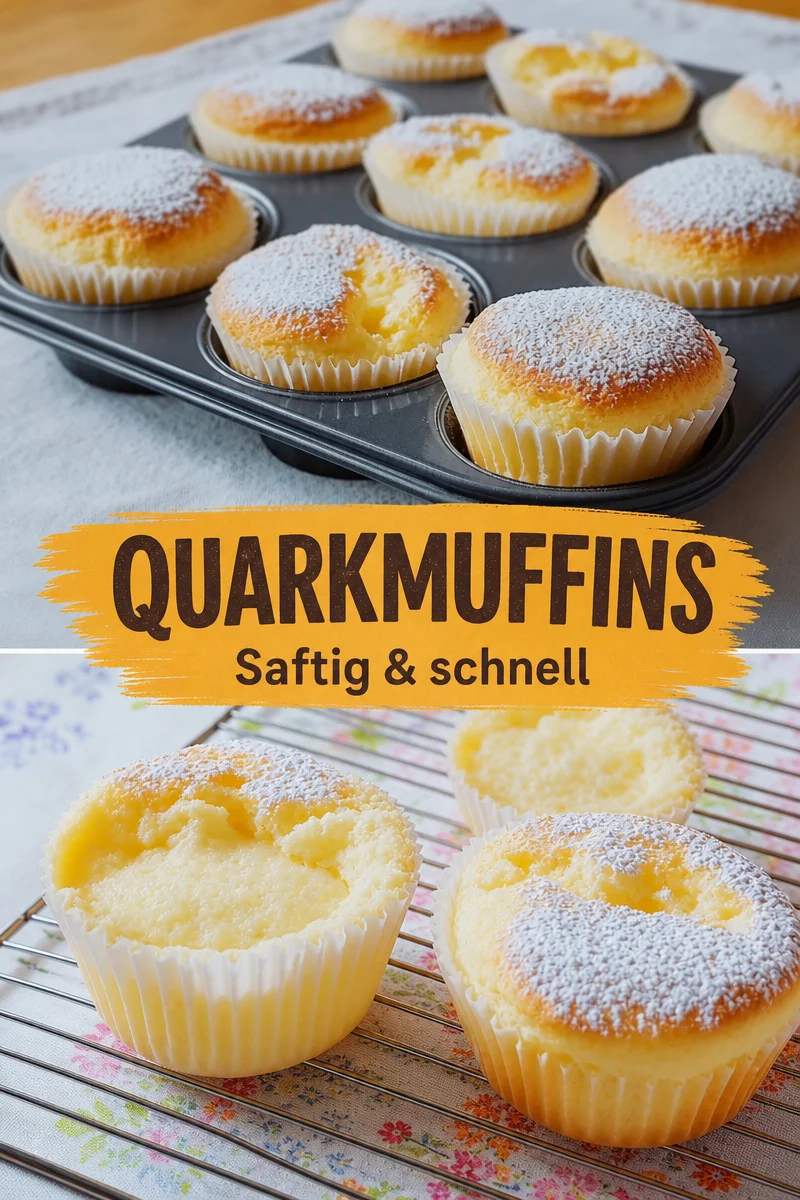 Schnelle Quarkmuffins: Der perfekte Snack für zwischendurch Schnelle Quarkmuffins: Der perfekte Snack für zwischendurch - Lust auf etwas Süßes, aber keine Zeit für einen großen Kuchen? Probier meine blitzschnellen Quarkmuffins! Diese leckeren Muffins sind ideal für alle Backfans und Backmuffel. In nur wenigen Schritten zubereitet, bringen sie den perfekten Genuss auf deinen Tisch. Koste sie selbst und lass dich von ihrem Geschmack verzaubern! Jetzt Rezept testen! #Quarkmuffins #Süßspeisen #SchnelleRezepte