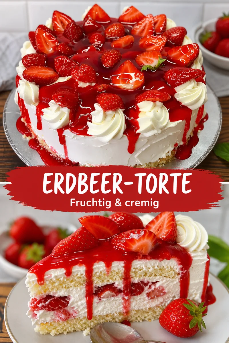 Schneller Erdbeer Käsekuchen ohne Backen – Süß und cremig genießen! Schneller Erdbeer Käsekuchen ohne Backen – Süß und cremig genießen! - Hast du Lust auf einen schnellen, süßen Genuss? Dieser Erdbeer Käsekuchen ohne Backen ist die perfekte Lösung! Mit himmlischer Cremigkeit und frischen Erdbeeren ist er ideal für heiße Tage oder als überraschendes Dessert. Verpasse nicht die Chance, diesen leckeren Käsekuchen auszuprobieren! Jetzt Rezept sichern und nachbacken! #ErdbeerKäsekuchen #DessertOhneBacken #Rezepte