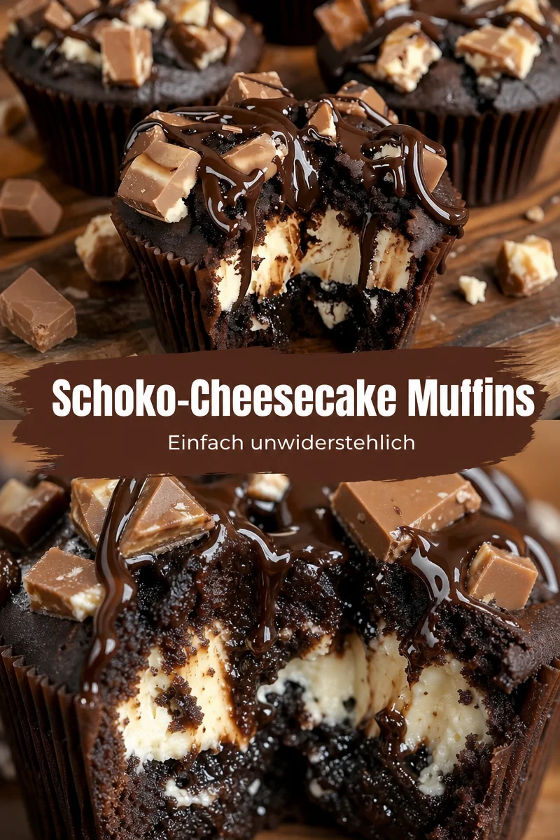 Schoko-Karamell-Käsekuchen Muffins: Der perfekte Genuss für Zwischendurch Schoko-Karamell-Käsekuchen Muffins: Der perfekte Genuss für Zwischendurch - Lust auf eine süße Versuchung, die schnell zubereitet ist? Diese Schoko-Karamell-Käsekuchen Muffins werden dich und deine Freunde begeistern! Mit cremigem Frischkäse und zart schmelzender Schokolade sind sie der perfekte Snack für jede Gelegenheit. Probiere sie noch heute aus und erlebe den himmlischen Geschmack! #Muffins #Backen #Süßes